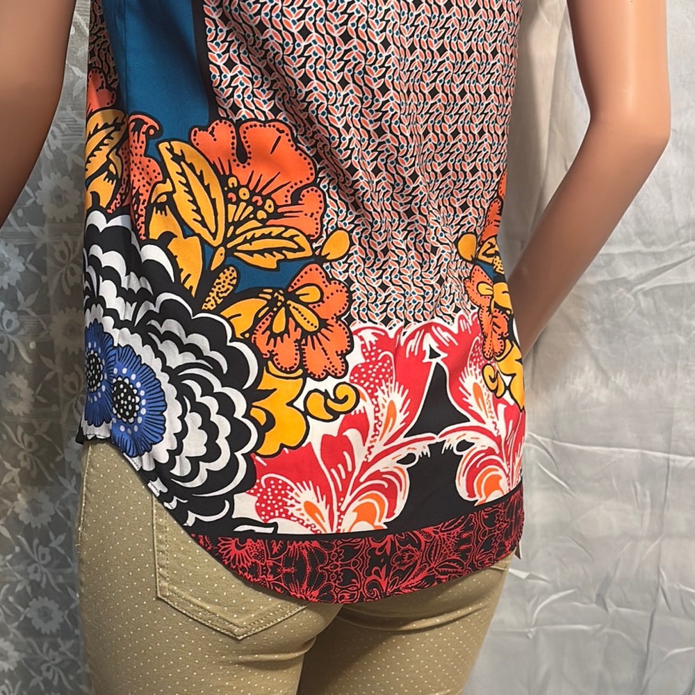 Express Graphic Multicolor Blouse - image 5